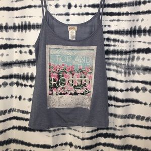 “Stop and Smell the Roses” Graphic Tank